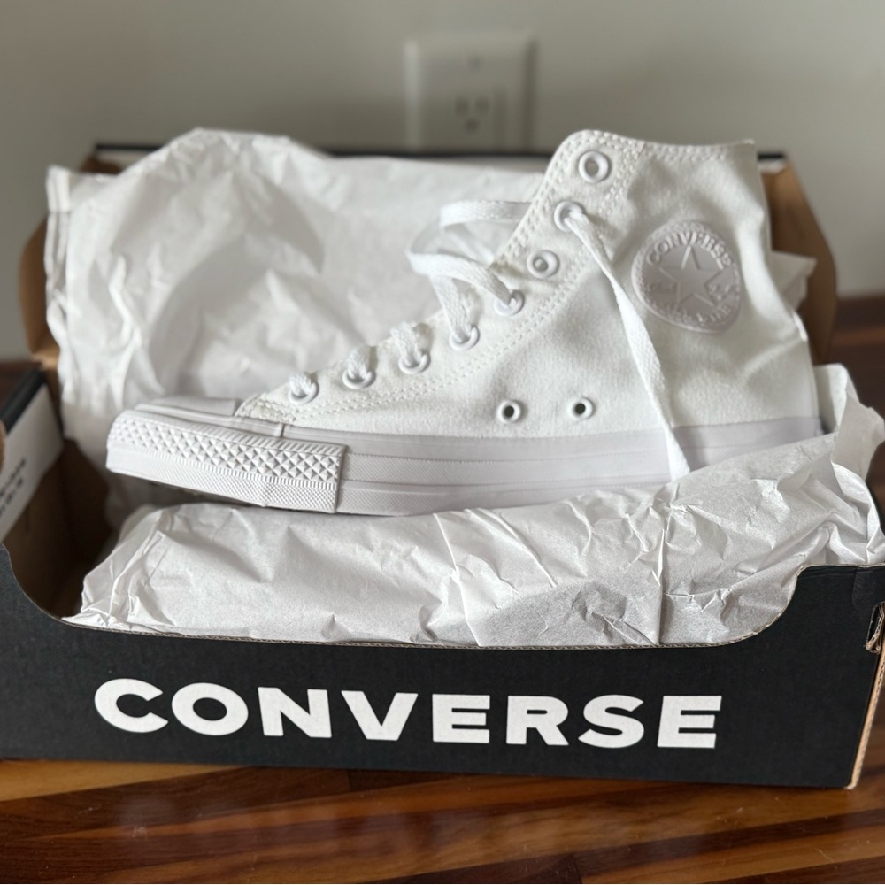 Converse Chuck Taylor All Star High-Top Sneaker - White Monochrome